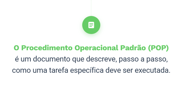 Imagem descritiva sobre o que é procedimento operacional padrão (POP)