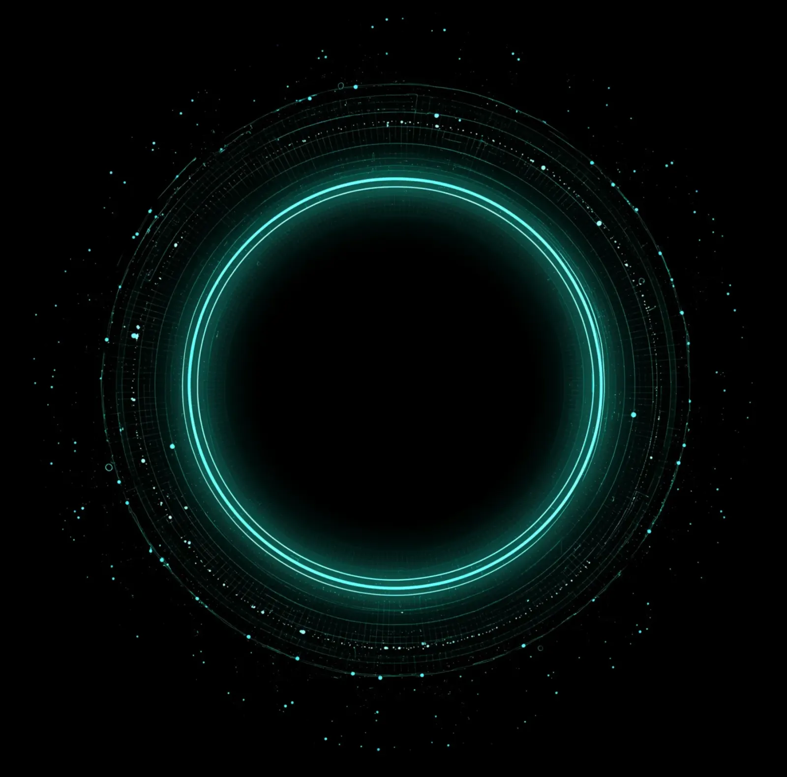 Black hole animado